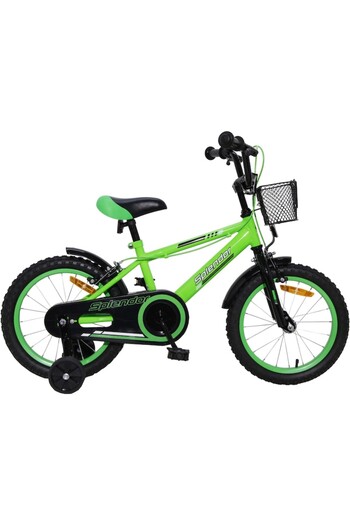 NOVOKIDS Children's Bike Splend'Or Boom Edition, 16 Inch, Green