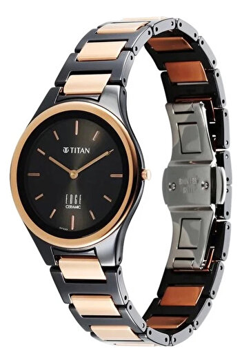 Titan Women's Analog Black Dial Watch - 2653KC05