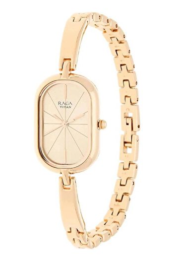 Titan Women's Analog Rose Gold Dial Watch - 2577WM01