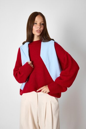 SHERIN Red Sweater