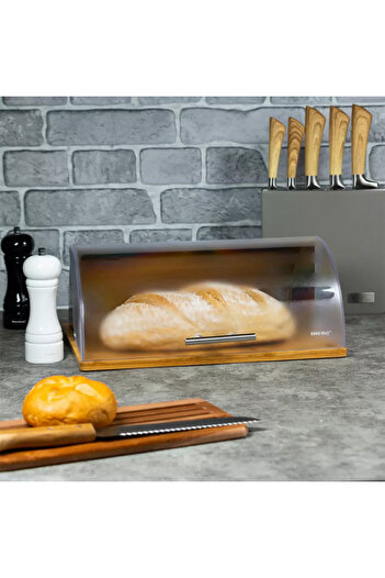 Other KINGHOFF KH-3210 BAMBOO-ACRYLIC BREAD BOX
