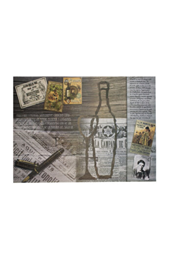 Raki Set of 250 paper placemats 30x40cm with VIN decoration