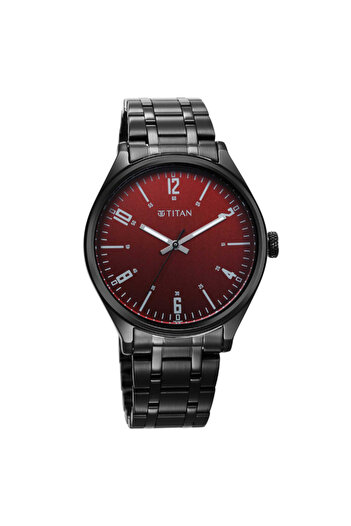 Titan Men's Analog Brown Dial Watch - 1802NM02