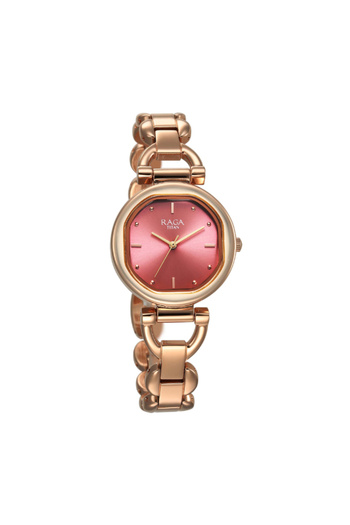 Titan Women's Analog Red Dial Watch - 95301WM01