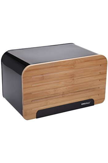 Other KINGHOFF KH-1071 STEEL BREAD BOX WITH CUTTING BOARD
