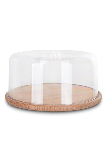 Other WOODEN PLATE WITH A LAMPSHADE 30cm FOR CHEESE AND CAKE
