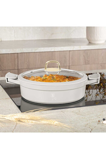 Other FLAT TITANIUM POT WITH LID 28cm BERLINGER HAUS BH-7785 SAHARA