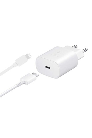 OEM Fast Charger, USB-C to Lightning, 20W, White