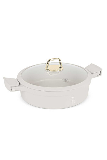 Other FLAT TITANIUM POT WITH LID 28cm BERLINGER HAUS BH-7785 SAHARA