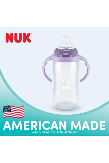 Nuk Large Training Cup Mickey Mouse Design 10 Ounce, 2 Pieces, Plastic