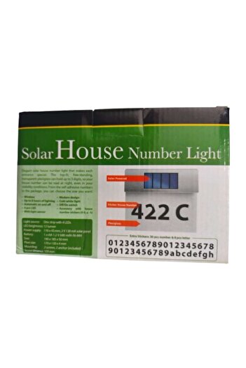 OEM House Number with Solar Lighting