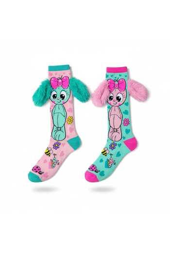 Aware Time 6-12 Years Old Girl's 3D Figure Socks