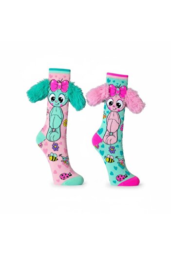 Aware Time 6-12 Years Old Girl's 3D Figure Socks