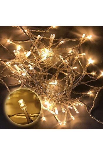 Amazon Instalație liniară de Crăciun, 20m, 200 LED-uri, alb cald, ghirlandă