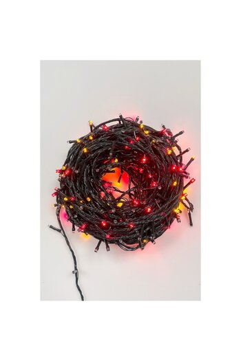 OEM Christmas tree lights, linear type, 8 light games, black wire, 400 LEDs, multicolor, 30 meters