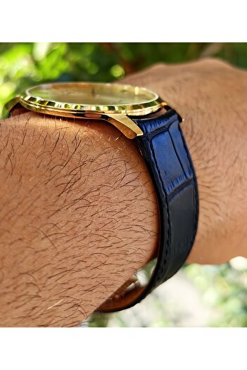 Raymond Klasik Gold Ultra İnce 44mm Erkek Kol Saati