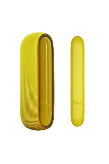 SOHO Silicone Case with Tweed Design Compatible with iQOS 3 Duo, Yellow
