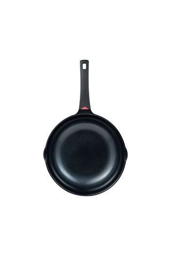 Bergner Vibrance wok pan, cast aluminum, 30x9.5 cm, Red