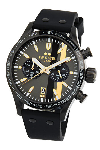 TW Steel Mens Watch VS122, Quartz, 45mm, 10ATM