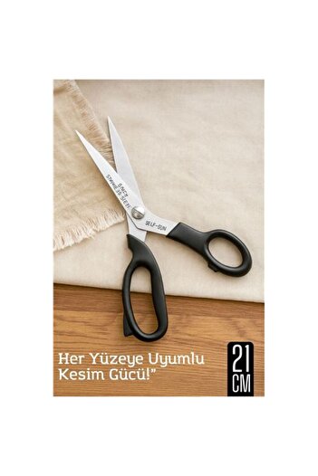 ModaCar Multi-Purpose Scissors - 21 cm Length |   11 cm Cutting Knife |   Stainless Steel, Ergonomic Handle