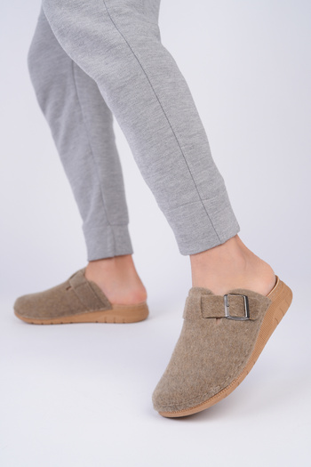 RoseVeno Men's Felted Closed-Front Daily House Slippers