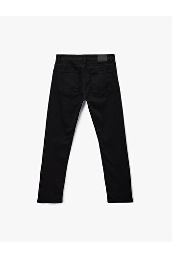 Koton Regular Waist Straight Fit Jean Pants with Pockets - Mark Jean