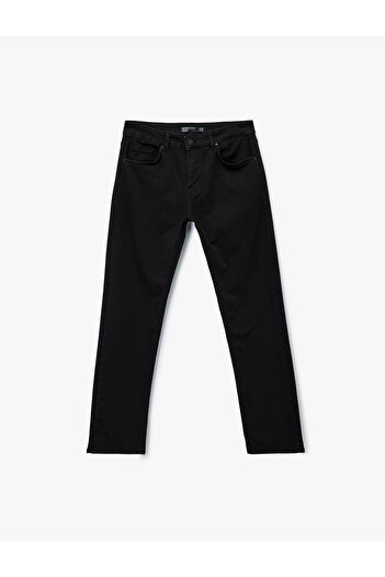Koton Regular Waist Straight Fit Jean Pants with Pockets - Mark Jean