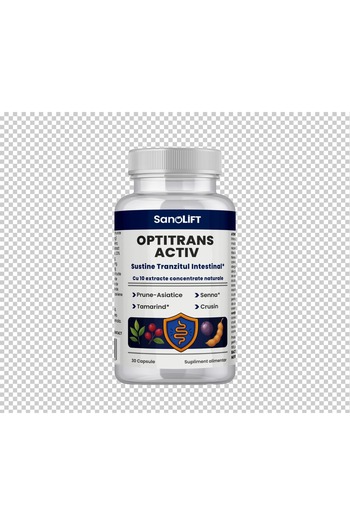 SanoLift Adult Pills - Herbal Laxative - Overnight Action - OptiTransActiv 30cps.
