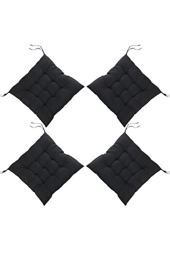 Generic BBAUER 4 Pack Soft Chair Pads with Ties,Seat Cushion,Chair Seat Pads,Chair Cushions Dining Room For