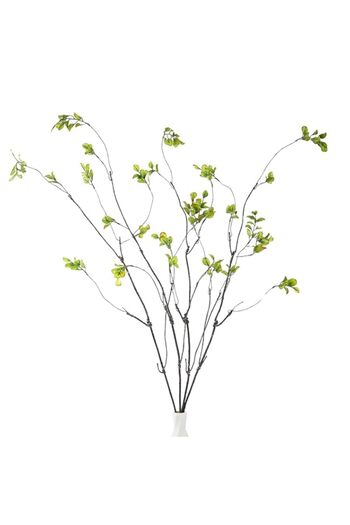 Generic FDTY 4Pcs 38'' Artificial Ficus Branches Fake Greenery Stems Faux Ficus Twig Plants Green Fake Leaf