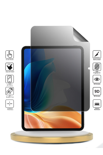 Wtech Oppo Pad Neo 4G 2024 (11.4 Inch) Premium Hydrogel Anti Privacy Film Thin and Flexible Clear