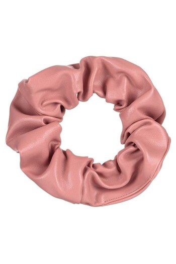 ANTBRO - Hair elastic ® with a copper-colored faux leather look
