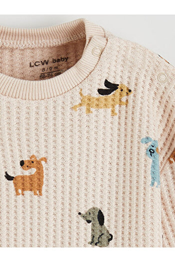 LC Waikiki Crew Neck Printed Baby Boy Sweatshirt