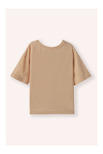 LC Waikiki Boy's Short Sleeve T-Shirt Ecru