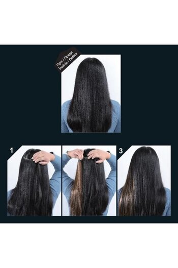 ANTBRO Synthetic Hair Extension with Chestnut Clip, 55cm
