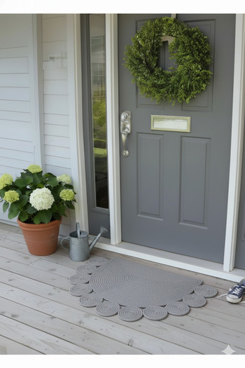 BHR Creative D Half Moon Door Mat Bathroom Mat