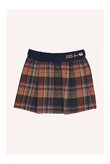 LC Waikiki Girl's Plaid Patterned Skirt