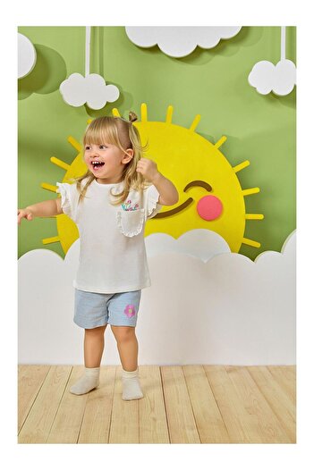 LC Waikiki Baby Girl Shorts Blue