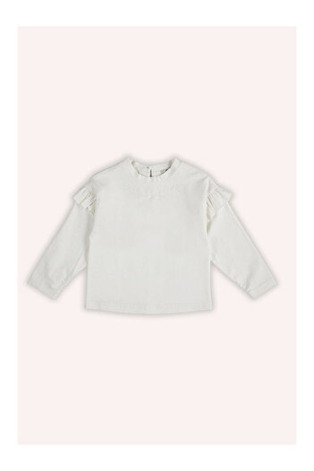 LC Waikiki Girl's Embroidered T-Shirt
