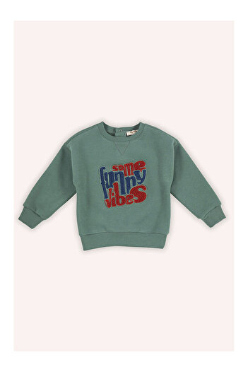LC Waikiki Boy's Embroidered Sweatshirt