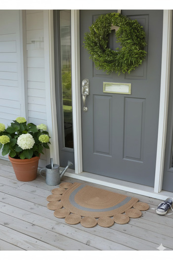 BHR Creative D Half Moon Door Mat Bathroom Mat