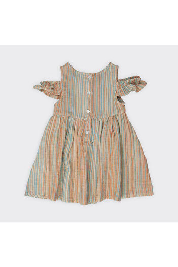 LC Waikiki Baby Girl Line Patterned Dress