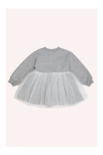 LC Waikiki Girl's Applique Detailed Knitted Dress