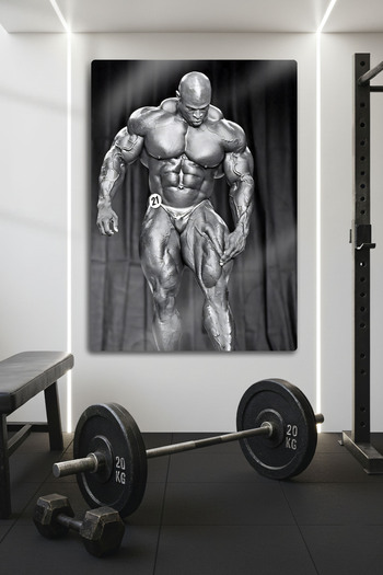 DekorHane Metal Print - Ronnie Coleman, Fitness Motivation, Gym Decor, Bodybuilding, Light Weight Baby