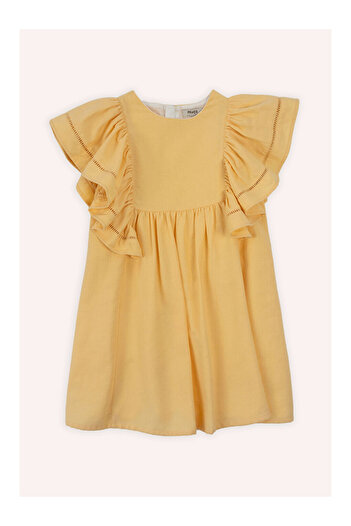 LC Waikiki Girl's Dress Yellow