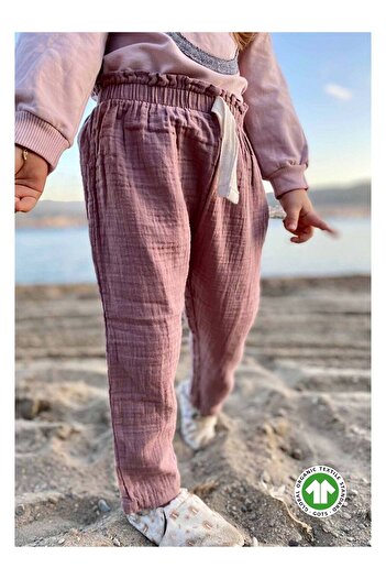 LC Waikiki Girl's Ruffle Muslin Pants
