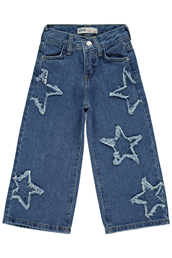 LC Waikiki Girls' Pants 2-5 Years Old Blue