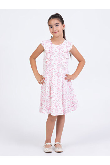 LC Waikiki Girls' Dress 2-5 Years Old Pink