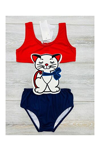 LC Waikiki Hero Detailed Girl's Swimsuit