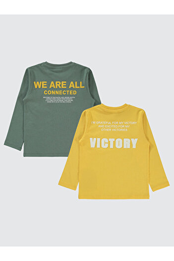 LC Waikiki Boys Sweatshirt 5-13 Years Yellow